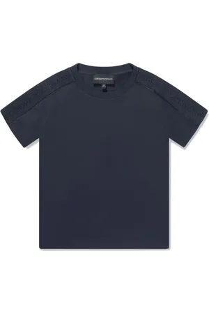 Emporio Armani T-shirt i jersey med logobånd