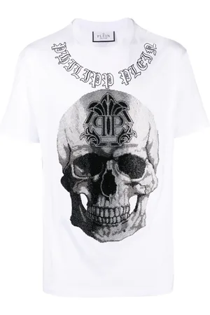 Philipp Plein Kortærmet Gothic Banner T-shirt