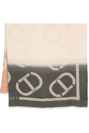 Twin-Set Tørklæde i Oval T-jacquard