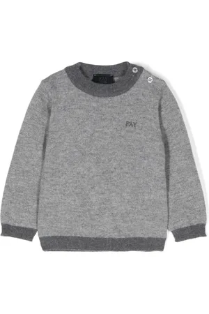 FAY Sweater med broderet logo
