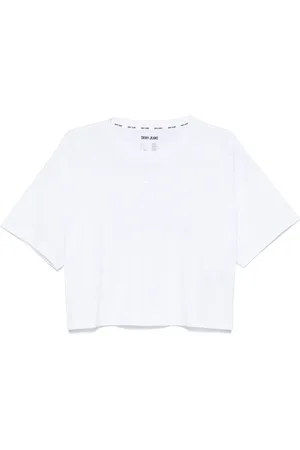 DKNY T-shirt med broderet logo