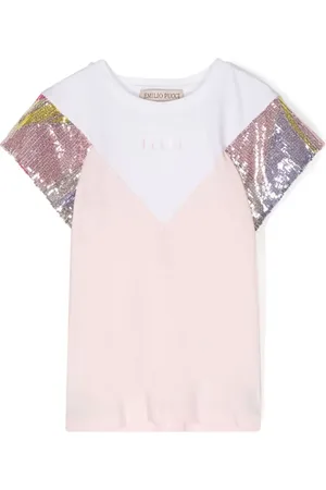 PUCCI Junior T-shirt med logotryk