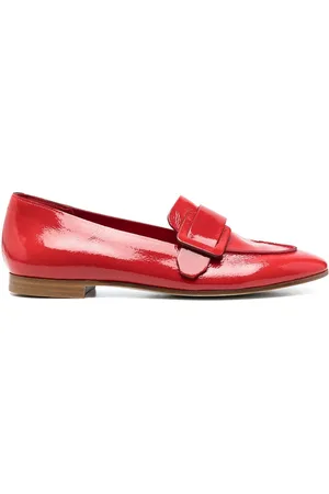 ROBERTO DEL CARLO Loafers i læder med lakeret finish