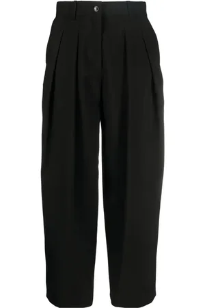 Kenzo Cropped bukser med plisseret detalje
