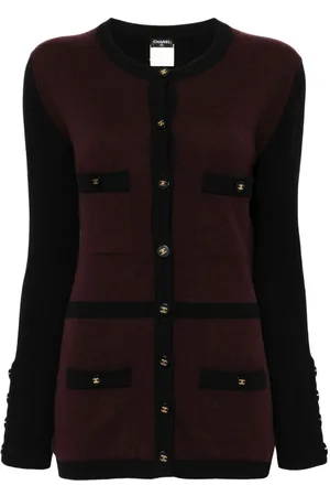 CHANEL Cardigan med rund hals fra 1995