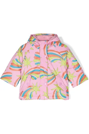 Stella McCartney Regnfrakke med stjerneskud-tryk