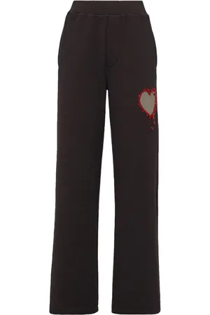 Dsquared2 Joggingbukser med hjerte-applikation og svaj
