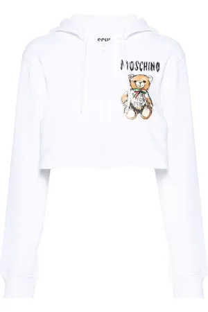 Moschino Teddy Bear-hættetrøje med lynlås