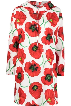 Kenzo Poppy sweatshirtkjole med hætte