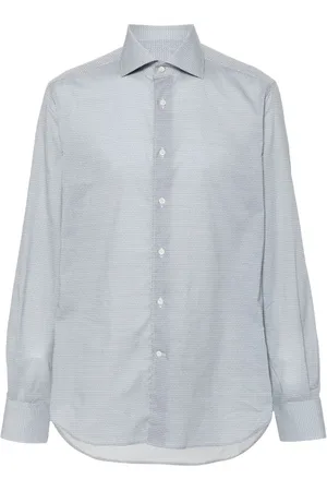 corneliani Skjorte med geometrisk mønster