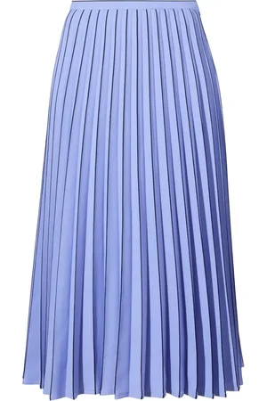 Proenza Schouler Nederdel i crepe med plisseringer
