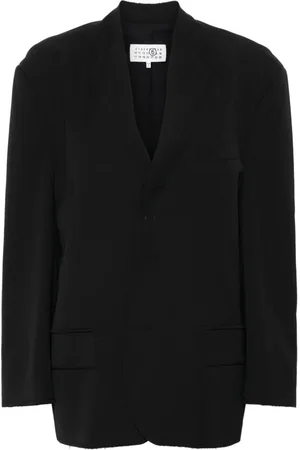 Maison Margiela Enkeltradet blazer med rå kant