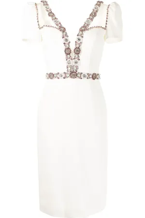 Jenny Packham Mellemlang Panache pencil-kjole