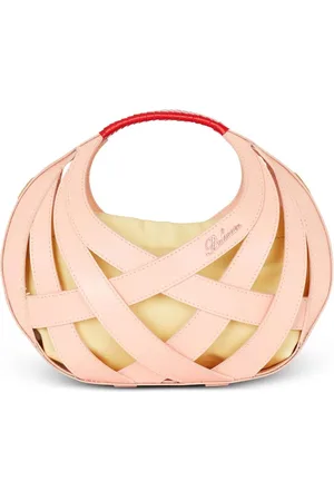 Balmain Tote i kurveflet læder