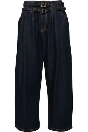 SONGZIO Jeans med brede ben og plisseringer