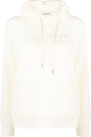 Lanvin Hættetrøje i fleece med broderet logo