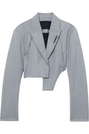 HELIOT EMIL Asymmetrisk blazer i jomfruuld