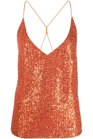 BLANCA Tritonia camisole med pailletter