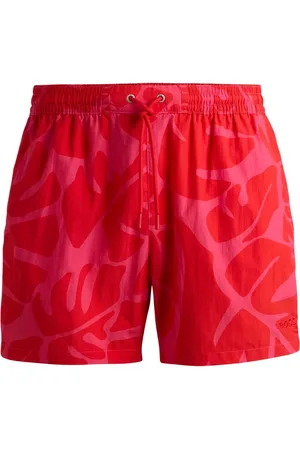 HUGO BOSS Badeshorts med bladtryk