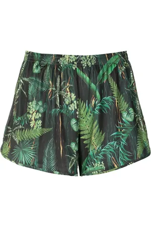 Lygia & Nanny Korte Lee shorts med bladtryk