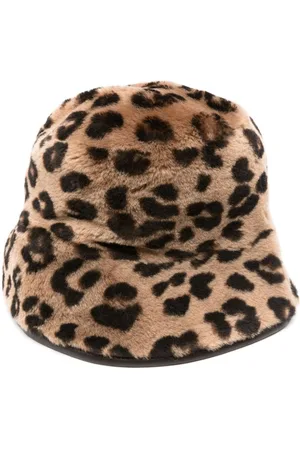 LISKA Bøllehat med leopardtryk
