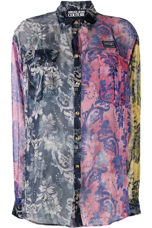 VERSACE Tapestry Couture polo med paneler