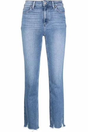 Paige Jeans med lige ben og mellemhøj talje