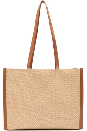 Patrizia Pepe Interwoven skuldertaske med logobogstaver