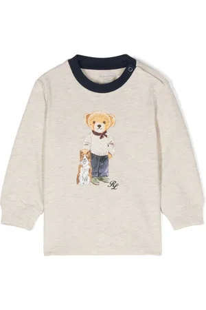 Ralph Lauren Sweatshirt med Polo Bear-tryk