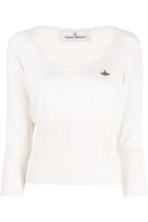 Vivienne Westwood Strikket top med orb-broderi