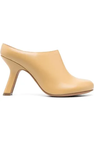 Loewe Terra 90mm mules i læder