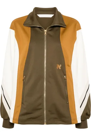 Palm Angels Træningsjakke med monogram-broderi og colourblocking
