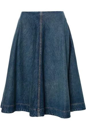Khaite Renta denimnederdel