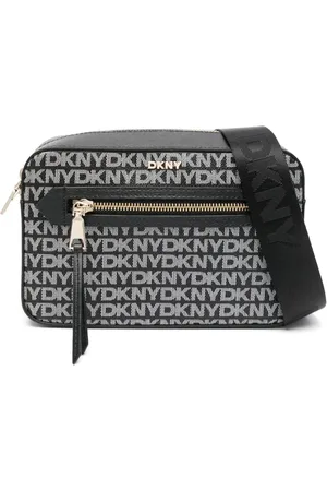DKNY Bryant Ave crossbody-taske med monogram-mønster