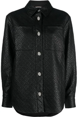 HUGO BOSS Polo med præget monogram