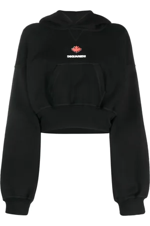Dsquared2 Cropped hættetrøje med baseballkasket