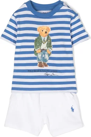 Ralph Lauren Shortssæt med isbjørnemotiv