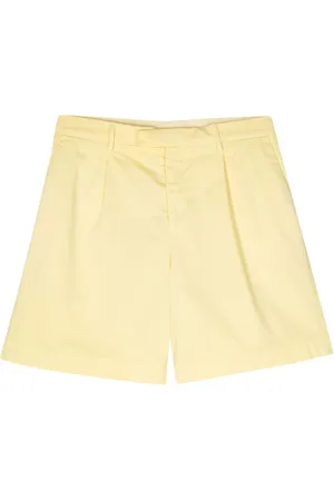 LARDINI Bermuda-shorts med plisseret detalje