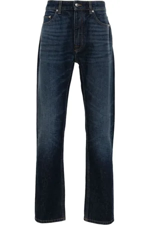 Palm Angels Jeans med lige ben og mellemhøj talje