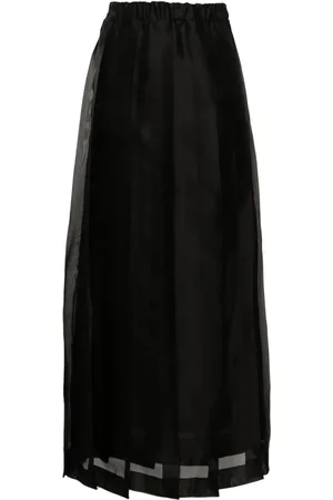 Fabiana Filippi Organza-nederdel med plisseringer