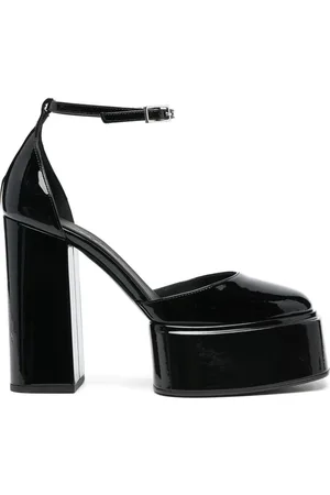 3Juin 115mm pumps med plateau i læder