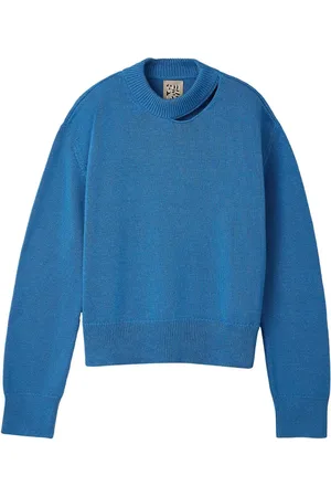 Camper Strikket sweater med slitageeffekt