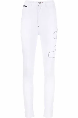 Philipp Plein Jeggings med logotryk
