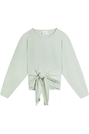 Axel Arigato Draperet sweatshirt med bundet front