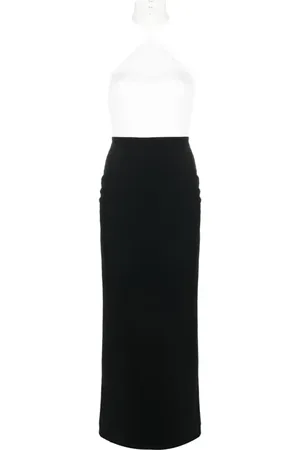 Solace Lang Blanca kjole med halterneck