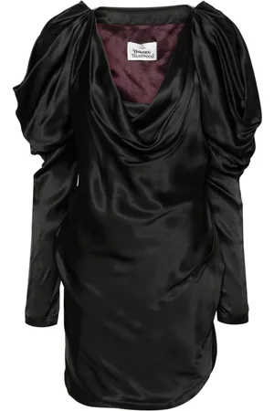 Vivienne Westwood Kort New Virginia kjole i satin fra 00