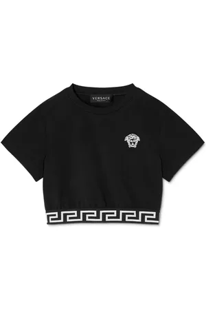 VERSACE T-shirt med Medusa-broderi