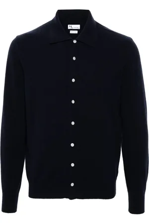 DoppiaA Cardigan med spids krave