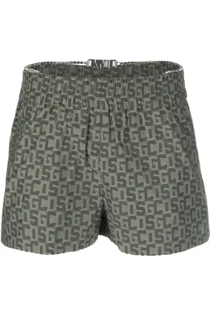 GCDS Bling Monogram shorts med kædebælte