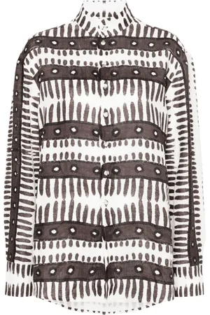 Maison La Plage Kenya skjorte med abstrakt tryk